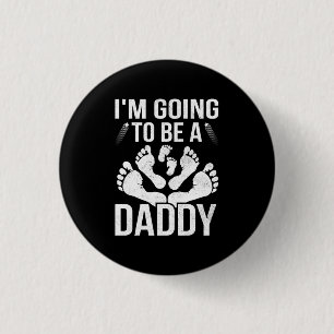 Paspoort Ik word papa Ronde Button 3,2 Cm