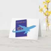 Paspoort Kaart (Gele Bloem)