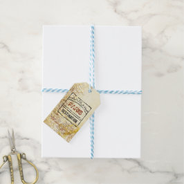 Paspoort Kaart Cadeau Labels Cadeaulabel