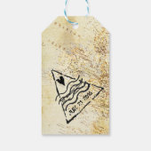 Paspoort Kaart Cadeau Labels Cadeaulabel (Achterkant)