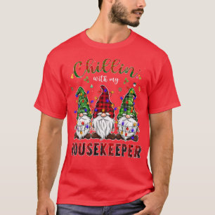 Paspoort met kerstboomverlichting voor Gnomen T-shirt