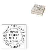 Paspoort Opslaan datum bestemming bruiloft Rubberstempel (Gestempeld)