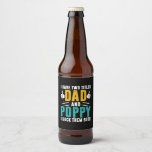 Paspoort Papa en papaver die ik heb gegeten Bier Etiket