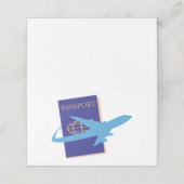 Paspoort Plaatskaartje (Buitenkant ongevouwen)