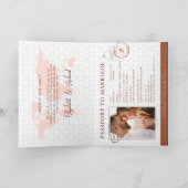 Paspoort Reizen Bestemming Terracotta Bruiloft (Binnen)