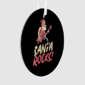 Paspoort | Santa Rocks Guitar Ornament (voorkant)