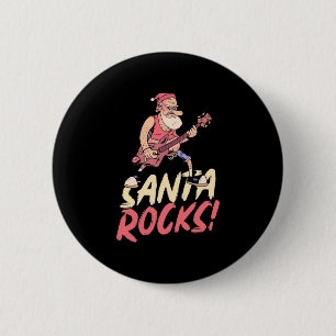 Paspoort Santa Rocks Guitar Ronde Button 5,7 Cm