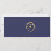 Paspoort Save the Date Huwelijk Bestemming Reizen  (Achterkant)