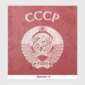 paspoort Sovjet-Unie Sticker (Vel)