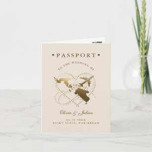 Paspoort St. Lucia Caribbean bestemming bruiloft