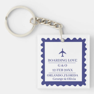 Paspoort Stempel Trouw Favor Sleutelhanger