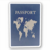 Paspoort Sticker (Voorkant)