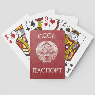 Paspoort van de Sovjet-Unie Pokerkaarten