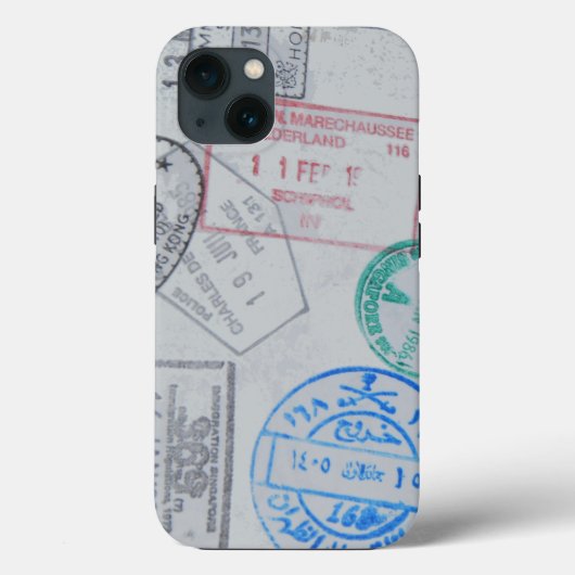 Paspoort Visa Design Apple Iphone Case Design (Achterkant)