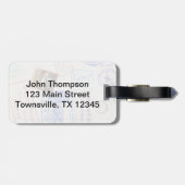  paspoort Visa Stamps Bagagelabel (Achterkant horizontaal)