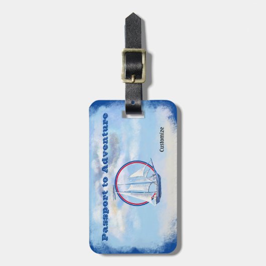 Paspoort voor aangepast acryl-Bagagelabel voor avo Bagagelabel (Voorkant verticaal)