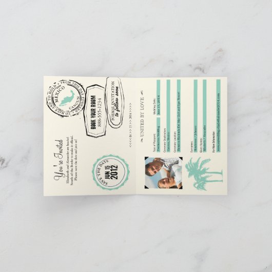 Paspoort voor Cancun Mexico Trouwen (Binnen)