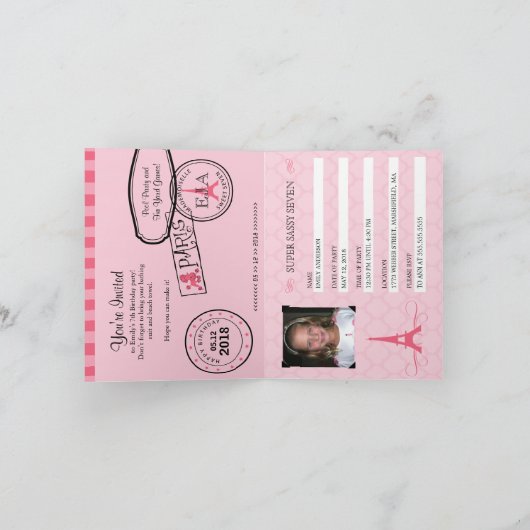 Paspoort voor de 7e verjaardag van Parijs (Binnen)