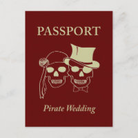 paspoort voor een piratenbruiloft