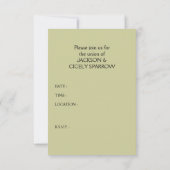 paspoort voor een piratenbruiloft kaart (Achterkant)