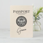 Paspoort voor Ivoorkust: sla de datum Kaart op (Staand voorkant)