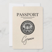 Paspoort voor Ivoorkust: sla de datum Kaart op (Voorkant)