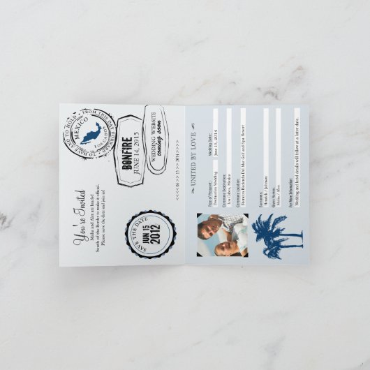 Paspoort voor Mexicaanse bruiloft (Binnen)