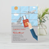 Paspoort voor partijuitnodiging voor handvuurwapen kaart (Staand voorkant)