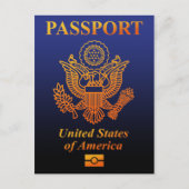 PASPOORT (VS) BRIEFKAART (Voorkant)