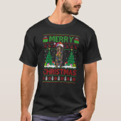 Paspoortboom Ugly Santa German Wirehaered Pointer  T-shirt (Voorkant)