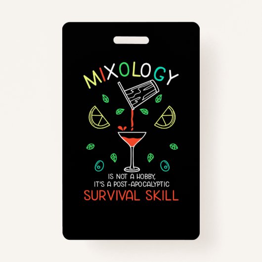 Paspoortcadeau | Bartender Mixoloog Badge (Voorkant)