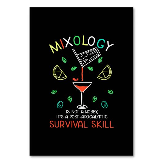 Paspoortcadeau | Bartender Mixoloog Kaart (Voorkant)