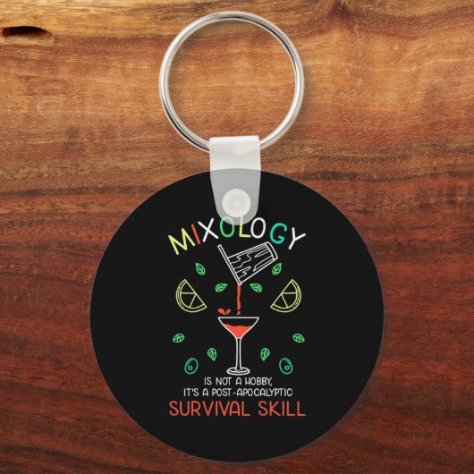 Paspoortcadeau | Bartender Mixoloog Sleutelhanger (Voorkant)