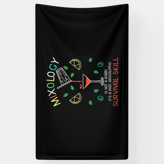 Paspoortcadeau | Bartender Mixoloog Spandoek (Verticaal)
