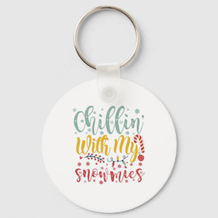 Paspoortcadeau Chillin met mijn neushoorns Sleutelhanger
