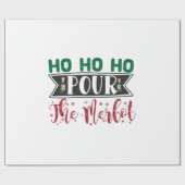 Paspoortcadeau | Ho Ho Pour de Merlot Cadeaupapier (Vlak)