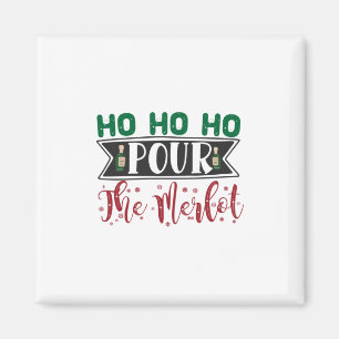 Paspoortcadeau Ho Ho Pour de Merlot Magneet