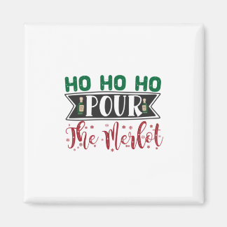 Paspoortcadeau | Ho Ho Pour de Merlot Magneet