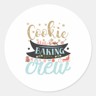 Paspoortcadeau Koekjesbankpersoneel Ronde Sticker
