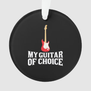Paspoortcadeau Mijn gitaar Keuze Ornament