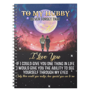 Paspoortcadeau | Naar mijn Hubby waar ik van hou Notitieboek