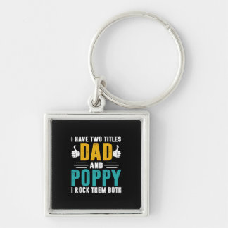 Paspoortcadeau | Papa en papaver die ik heb gegete Sleutelhanger