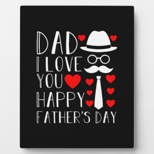 Paspoortcadeau Papa waar ik van hou Fotoplaat