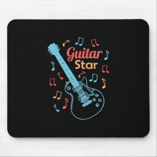 Paspoortcadeau   Proud Guitarist Star Muismat