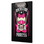 Paspoortcadeau | Rockstar Princess Skull Klembord (Links)