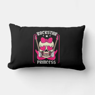 Paspoortcadeau Rockstar Princess Skull Kussen