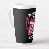 Paspoortcadeau | Rockstar Princess Skull Latte Mok (Linkerhoek)