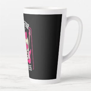 Paspoortcadeau Rockstar Princess Skull Latte Mok