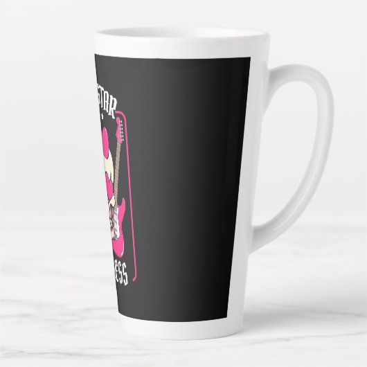Paspoortcadeau | Rockstar Princess Skull Latte Mok (Rechts)