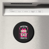 Paspoortcadeau | Rockstar Princess Skull Magneet (Insitu (Vaatwasser))
